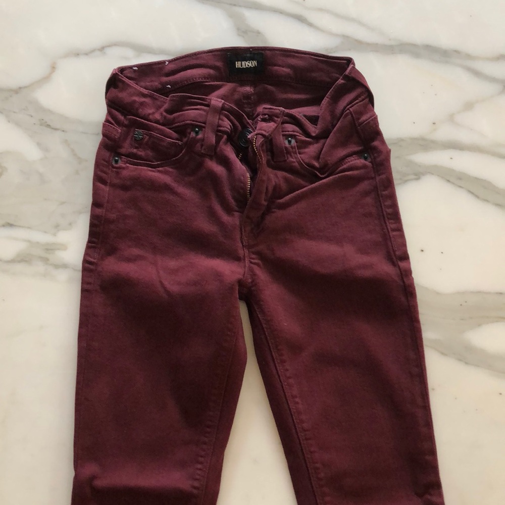 Hudson Mid-Rise Super Skinny jeans